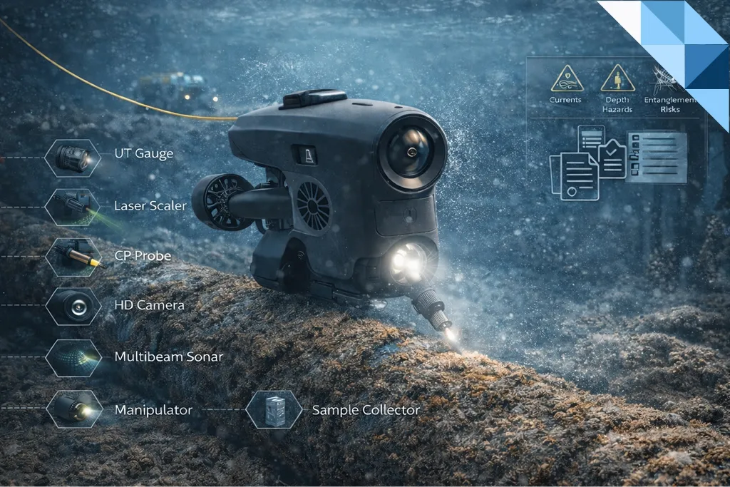 ROV for Underwater Inspection: Classes, Sensors, Tooling, Limitations & HSE