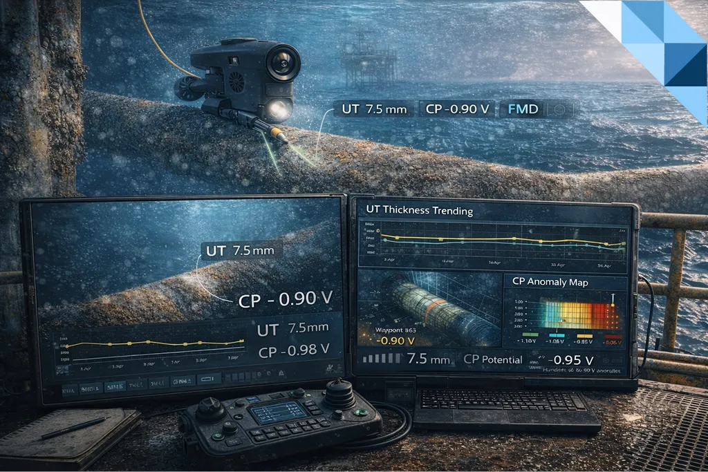 Underwater NDT: UT Thickness, CP Survey & FMD — Methods, Deliverables, and Acceptance