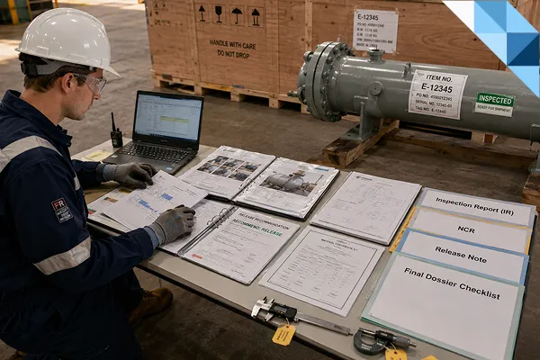 Vendor Inspection Deliverables: IR, NCR, Release Note and Final Dossier Checklist