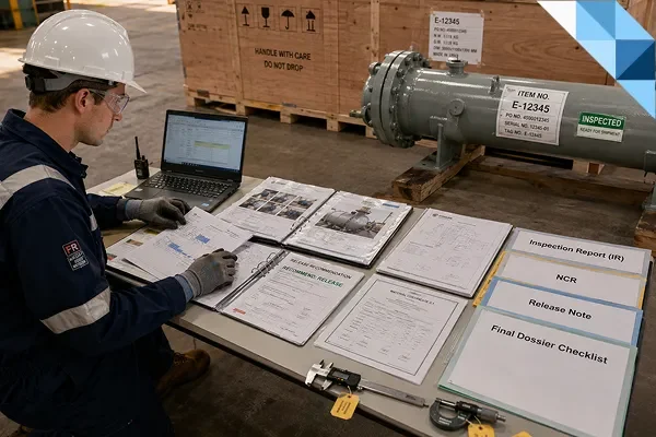 Vendor Inspection Deliverables: IR, NCR, Release Note and Final Dossier Checklist